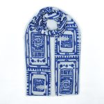 شال دندی طرح Indian blue