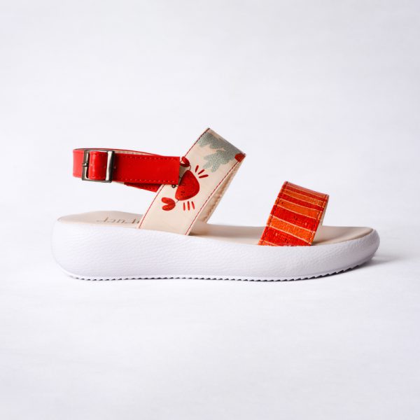 صندل راحتی زنانه طرح summer time - Image 2