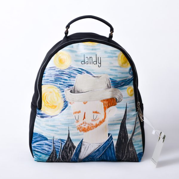 vanghogh کوله پشتی دندی طرح Van gogh ونگوگ - Image 1