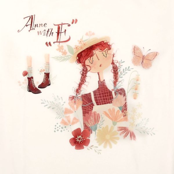 تیشرت زنانه دندی طرح Anneshirly - Image 2