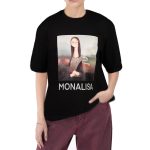 تیشرت زنانه دندی طرح Monalisa