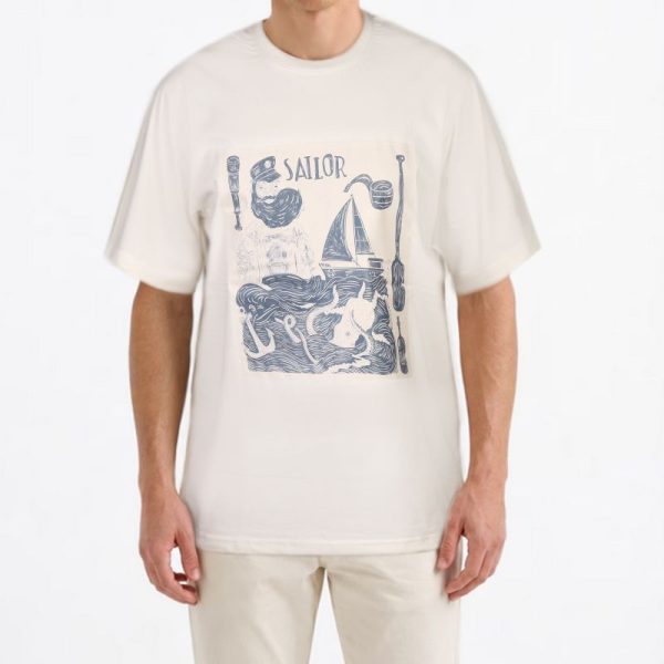 تیشرت مردانه دندی مدل Sailor | استایل کژوال با کیفیت فوق‌العاده - Image 1