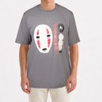 خرید تیشرت مردانه طرح انیمه Spirited Away دندی