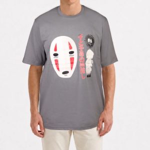 خرید تیشرت مردانه طرح انیمه Spirited Away دندی